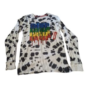 NWT Prime Threads Drip Tie-Dye Long-Sleeve Shirt
